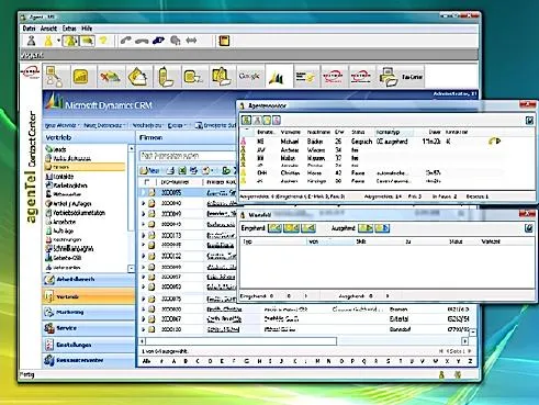 Bild: Intelligente ITIL Umsetzung zur Prozesssteuerung - agenTel 6.1 mit Microsoft CRM 4.0 Integration