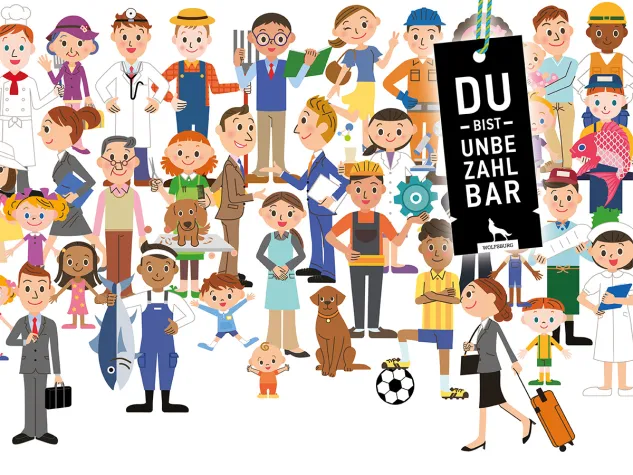 Bild: Ehrenamtsbörse in der Innenstadt