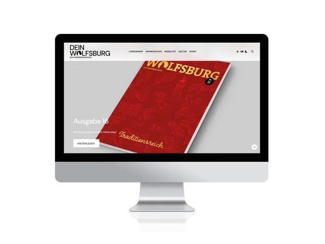 Bild: Bürgermagazin DEIN WOLFSBURG mit neuem Online-Auftritt