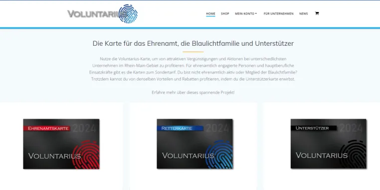 Bild: Voluntarius-Karte: Unterstützung, Anerkennung und Vorteile für Engagierte