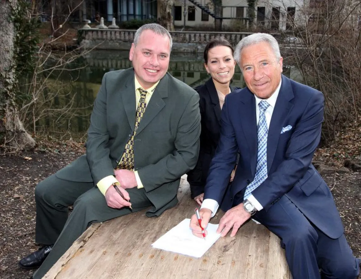 SeaHelp-Geschäftsführer Wolfgang Dauser und der ARBÖ-Präsident Dr. Heinz Hofer