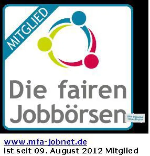mfa-jobnet.de erhält Gütesiegel der Initiative Die fairen Jobbörsen Bild: mfa-jobnet.de erhält Gütesiegel der Initiative Die fairen Jobbörsen