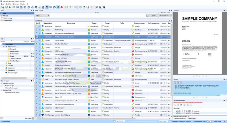 Bild: Datensatzverwaltung leicht gemacht mit ecoDMS