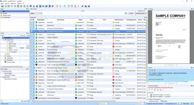 Datensatzverwaltung leicht gemacht mit ecoDMS Bild: Datensatzverwaltung leicht gemacht mit ecoDMS