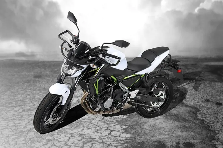 Bild: Die Nachfolgerin der populären ER-6n - Z650 von KAWASAKI.