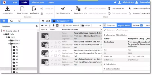 Bild: Gesetzeskonforme E-Mail-Archivierung und Dokumentenmanagement in der deutschen Cloud