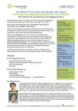 Bild: Die Meyer Misgin Media GmbH unterstützt Workshop für Gründerinnen