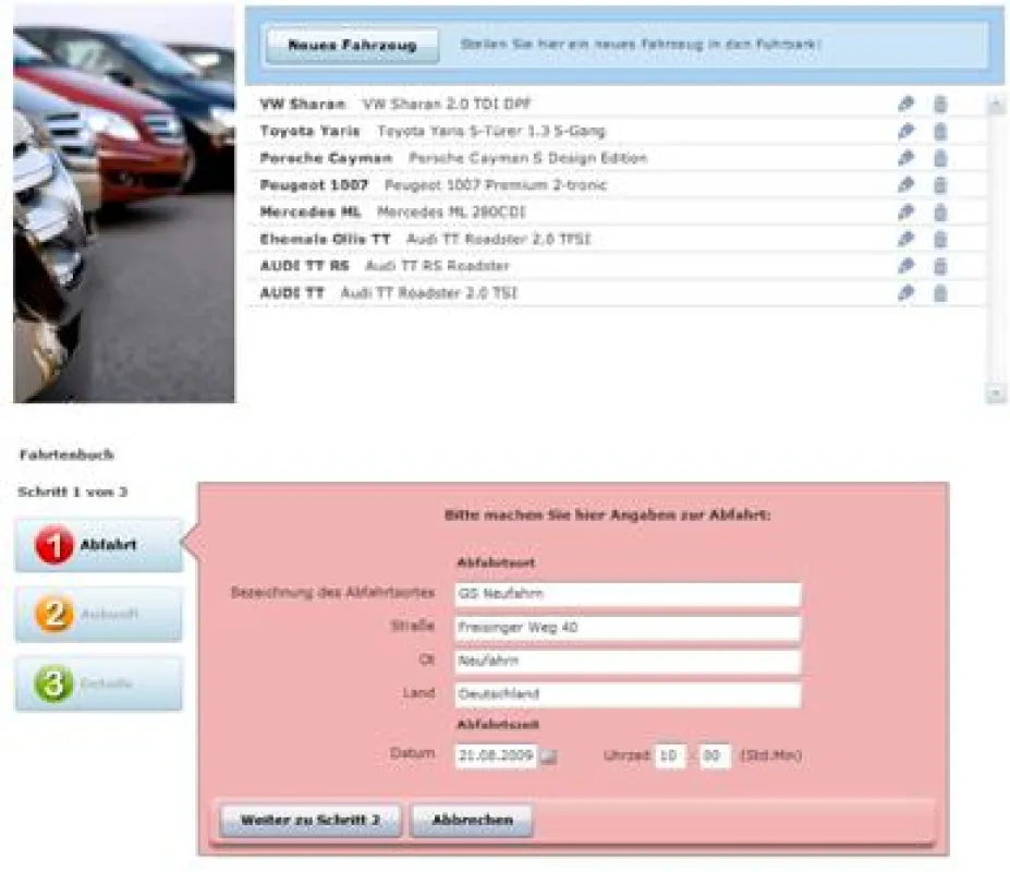 VIPGet Fahrtenbuch