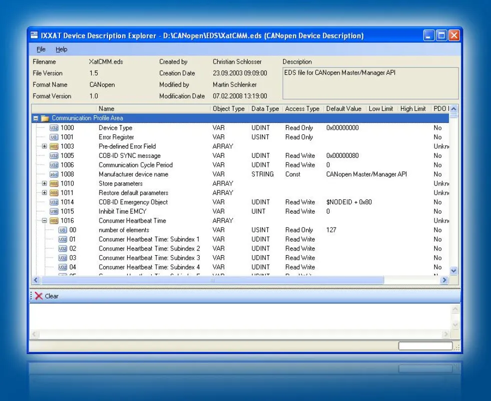 Kostenloser Device Description Explorer für CANopen und POWERLINK