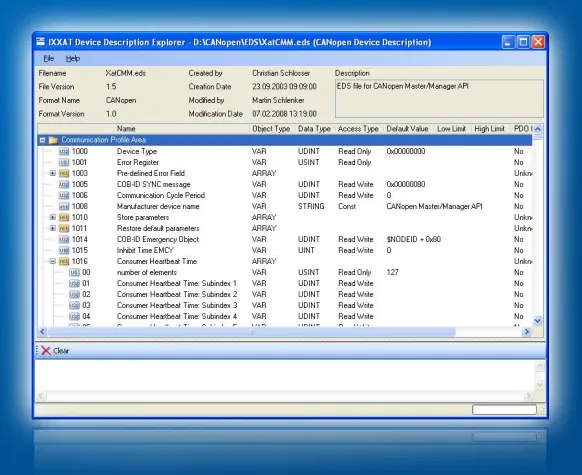Bild: Kostenloser Device Description Explorer für CANopen und POWERLINK
