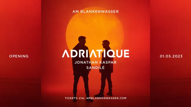 Bild: Am Blankenwasser Opening 2023  Das Schweizer Ausnahme-Duo Adriatique zu Gast in Neuss