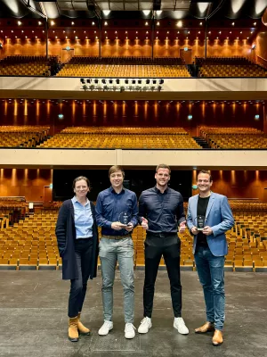 Festspielhaus Baden-Baden und n-komm GmbH erhalten den ELO Digital Office Award "Projekt des Jahres 2022" Bild: Festspielhaus Baden-Baden und n-komm GmbH erhalten den ELO Digital Office Award "Projekt des Jahres 2022"