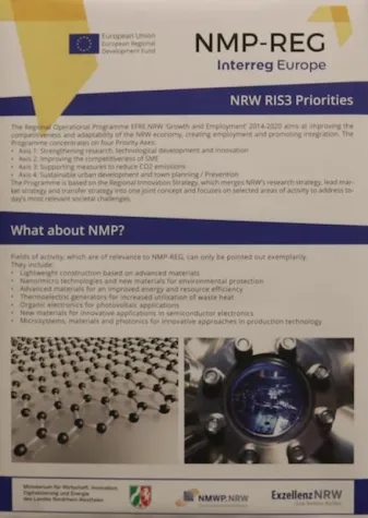 Bild: Projekt NMP-REG: Mid-Term Event in Leuven zum Thema Regionale Innovationsstrategien