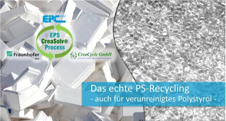 EPC präsentiert hocheffizientes Recyclingverfahren für den Dämmstoff-Entsorgungsnotstand Bild: EPC präsentiert hocheffizientes Recyclingverfahren für den Dämmstoff-Entsorgungsnotstand