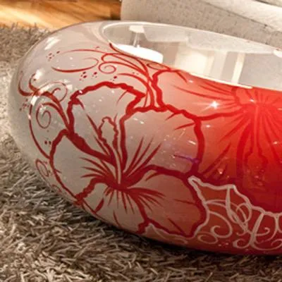 Bild: Neuauflage unseres Bubble Tables dank Airbrushdesign