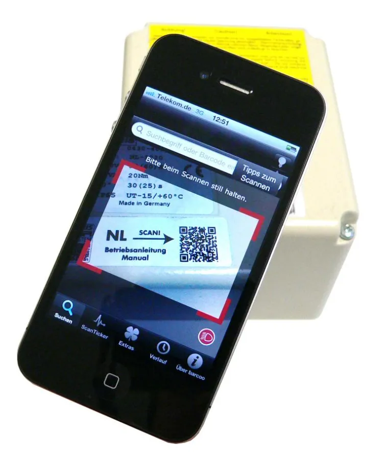 QR-Code scannen und sofort geht´s zur Betriebsanleitung