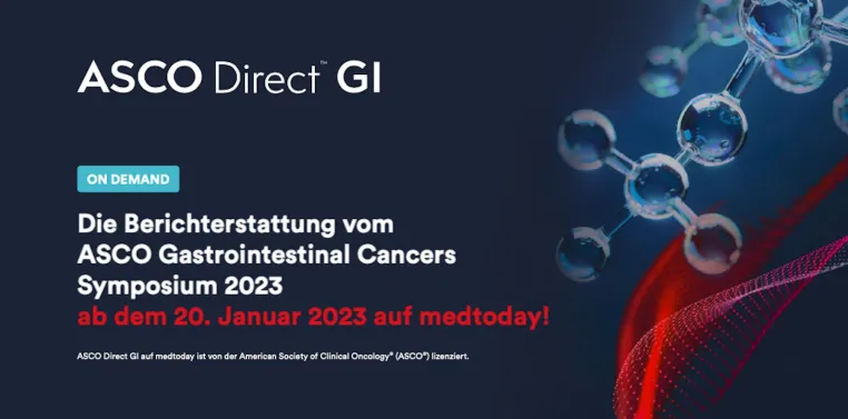 Bild: Pressemitteilung: ASCO Direct GI 2023 - die virtuelle Berichterstattung des ASCO GI 2023