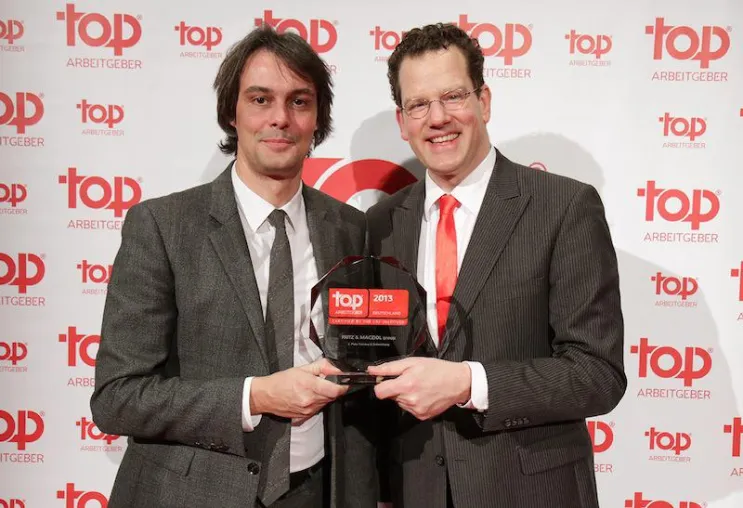 Bild: FRITZ & MACZIOL group auch 2013 als „TOP Arbeitgeber Deutschland“ ausgezeichnet