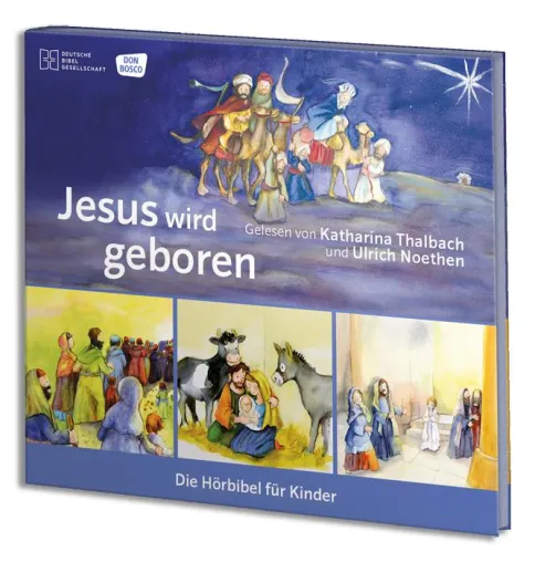Die Hörbibel für Kinder gelesen von Katharina Thalbach und Ulrich Noethen Bild: Die Hörbibel für Kinder gelesen von Katharina Thalbach und Ulrich Noethen