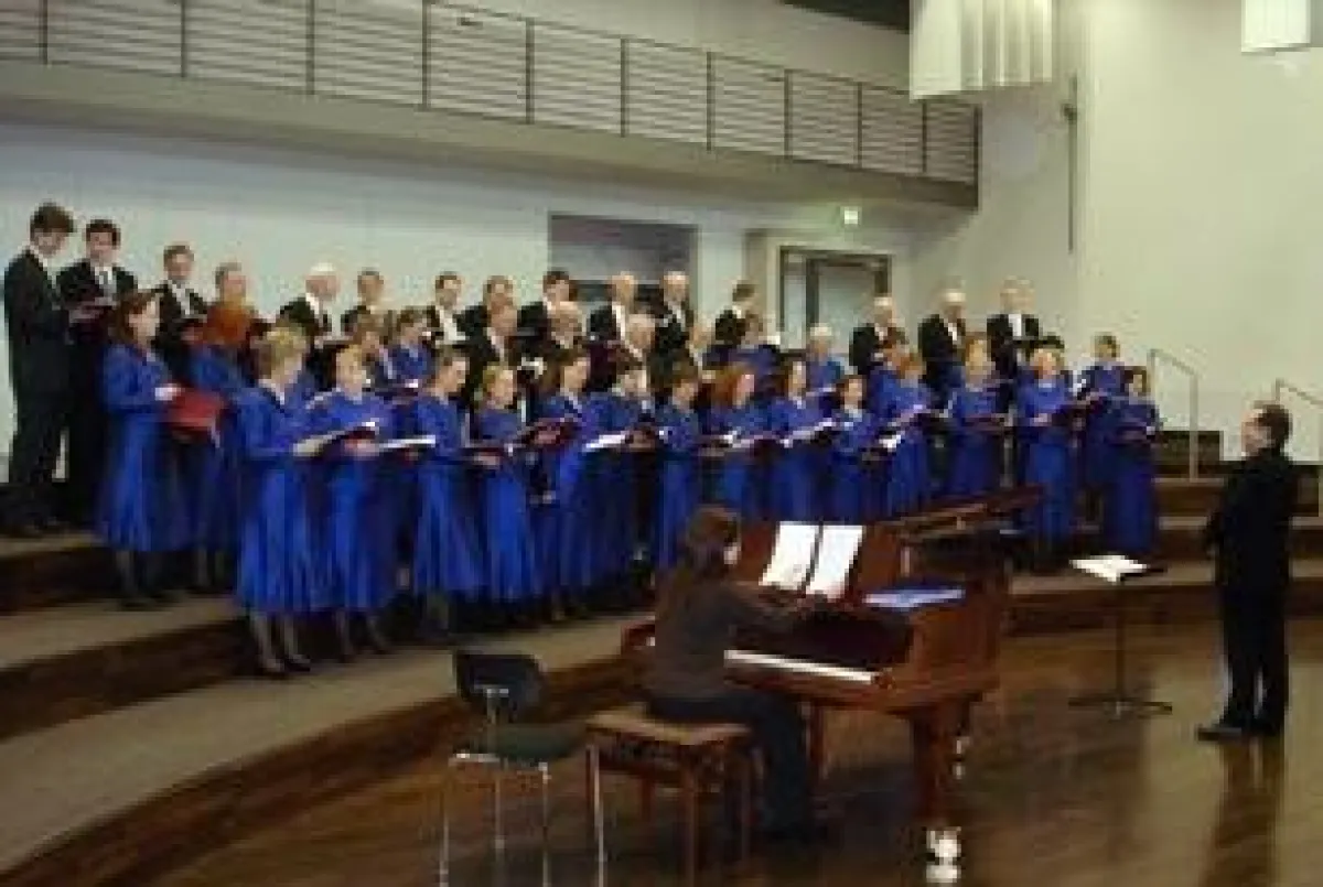 Stimmgewaltig: Der 100 Mitglieder zählende Cäcilien-Chor Frankfurt feiert in diesem Jahr sein 190-jähriges Bestehen.