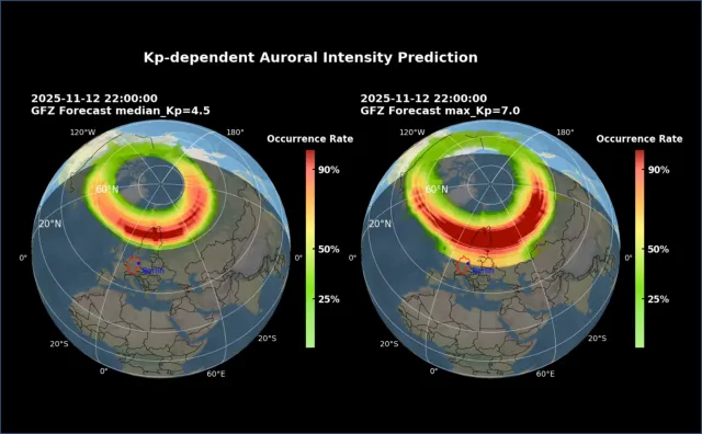 Bild: Neues Modell zur Polarlichter-Vorhersage