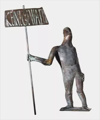 Bild: Demonstranten - Skulpturen von Waldemar Otto in Berlin