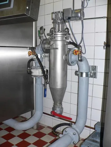 Bild: Selbstreinigendes Filtersystem von Contec® bei der Herstellung von Schokolade