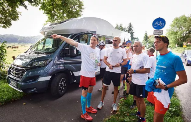 Bild: 450 Kilometer-Spendenlauf dank Sportlerherz und LMC erfolgreich gemeistert