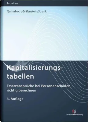 Bild: Kapitalisierungstabellen – Neuauflage mit den aktuellen Sterbetafeln 2016/2018