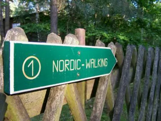 Bild: In der Dübener Heide wird ein Nordic-Walking-Park gebaut