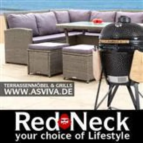 Bild: Neue RedNeck Gartenmöbel & Keramikgrills – Garten & Grill-Saison bei AsVIVA