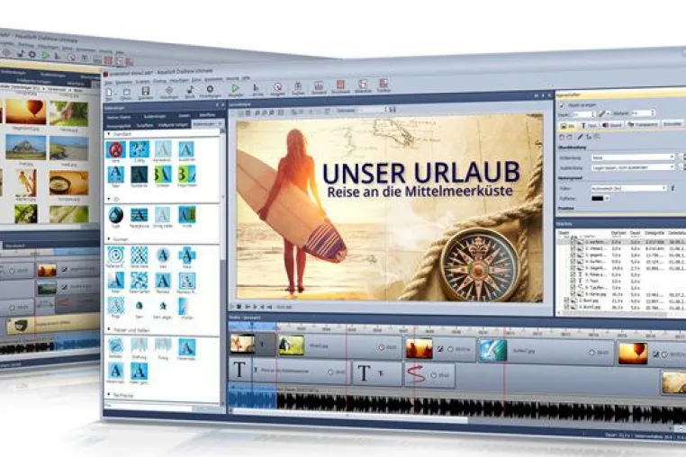 Bild: AquaSoft Diashow 9: multimediale Kunstwerke für Anspruchsvolle in 4K