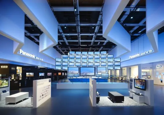 Bild: Standarchitektur für Panasonic auf IFA und Photokina 2010