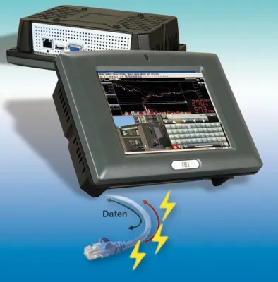 Bild: Power-over-Ethernet Panel-PC mit x86 Prozessor