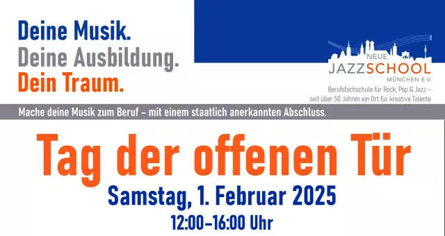 Bild: PM | Tag der offenen Tür 2025 | Berufsfachschule für Musik, Fachrichtung Rock, Pop, Jazz stellt sich vor