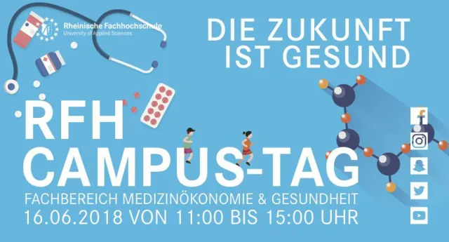 Bild: 16. Juni: RFH-Campus-Tag – Die Zukunft ist gesund