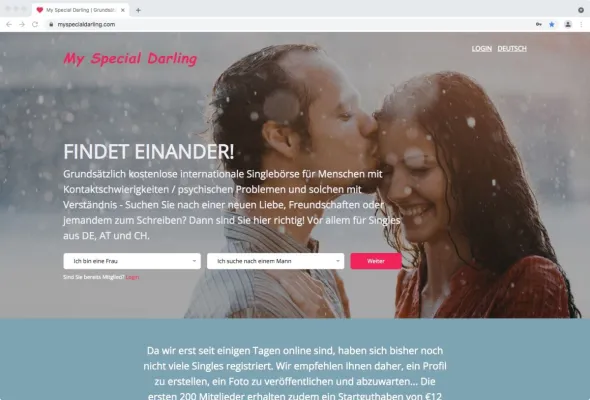 Bild: N E U - Singlebörse 'My Special Darling'