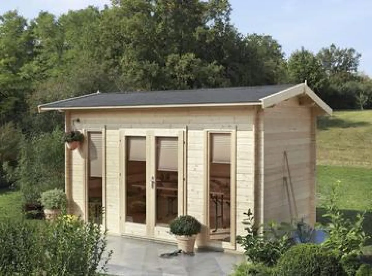 Ein Stück Nordsee-Urlaub im Garten: Gartenhaus Helgoland 28 A.