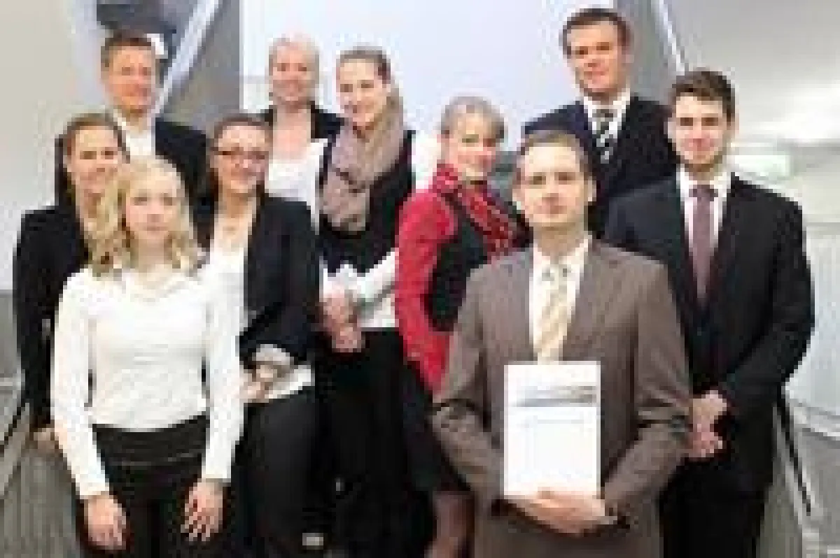 Sind Experten für Businesspläne – Studierende an der Berufsakademie.