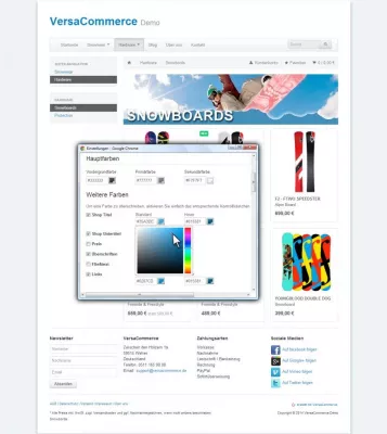 Bild: Shop-System VersaCommerce jetzt mit kostenfreien Design-Vorlagen 