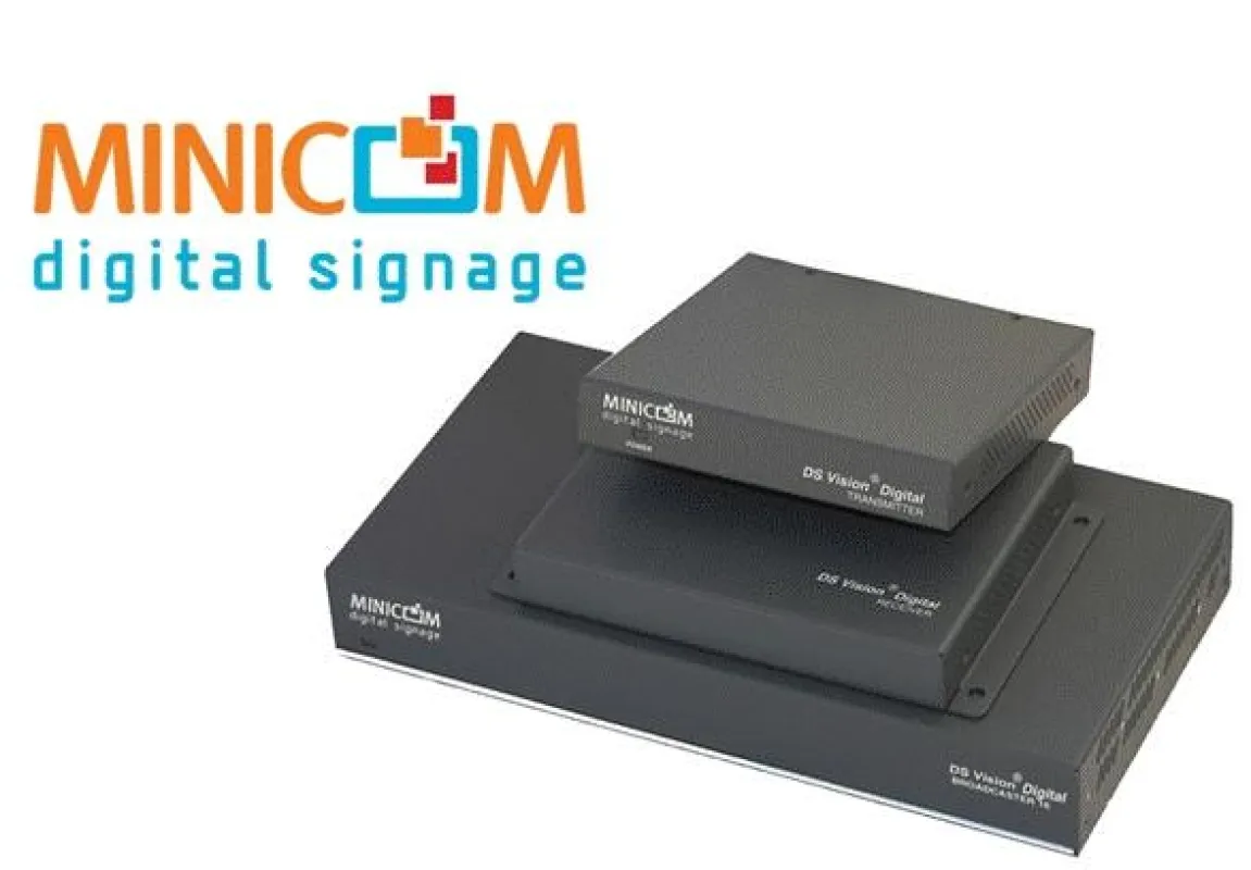 Minicom Digital Signage new product - DS Vision Digital
