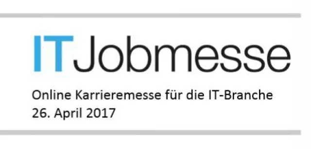 Virtuelle IT-Jobmesse 2017 – So macht man Karriere! Bild: Virtuelle IT-Jobmesse 2017 – So macht man Karriere!