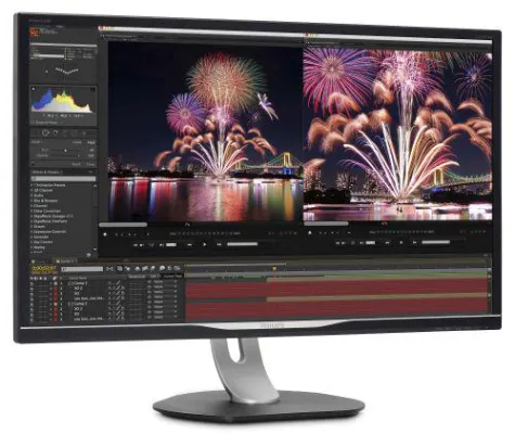 Bild: Mehr Produktivität und Komfort - Das neue Philips Adobe RGB USB-Docking-Display mit QHD-Auflösung