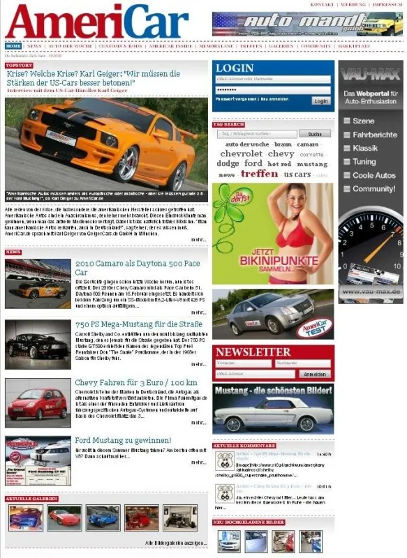 AmeriCar.de feiert über 1 Million Zugriffe