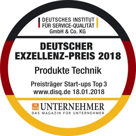 Mobiler Fritteusenservice FiltaFry bekommt als Start-up Deutschen Exzellenz-Preis 2018 Bild: Mobiler Fritteusenservice FiltaFry bekommt als Start-up Deutschen Exzellenz-Preis 2018
