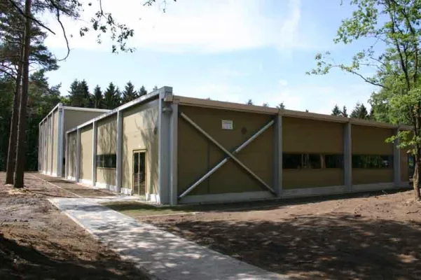 Bild: Neptunus errichtet temporäre Sporthallen für niederländische Top-Athleten