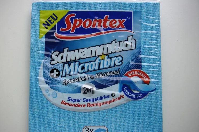 Bild: Saugstarke Idee: Spontex vereint Mikrofaser und Schwammtuch