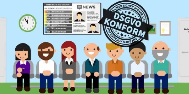 Bild: DSGVO-Konformer Patientenaufruf - Datenschutz im Wartebereich