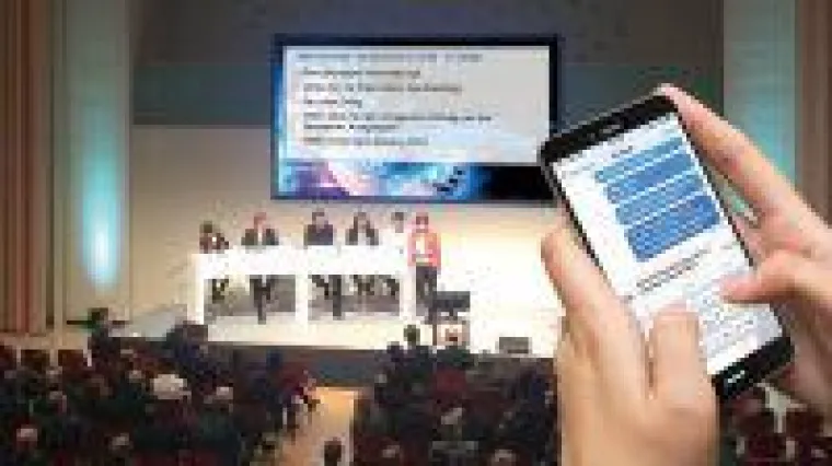 Für einen erfolgreichen Vortrag: Feedback per SMS aus dem Publikum einholen Bild: Für einen erfolgreichen Vortrag: Feedback per SMS aus dem Publikum einholen