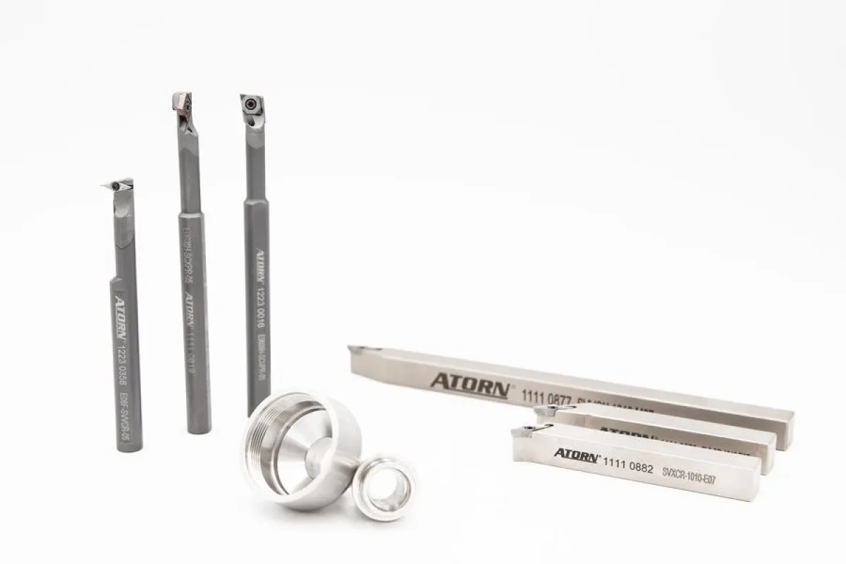 Das ist das neue ATORN Miniaturausdrehprogramm für Durchmesser ab 4,8 mm.